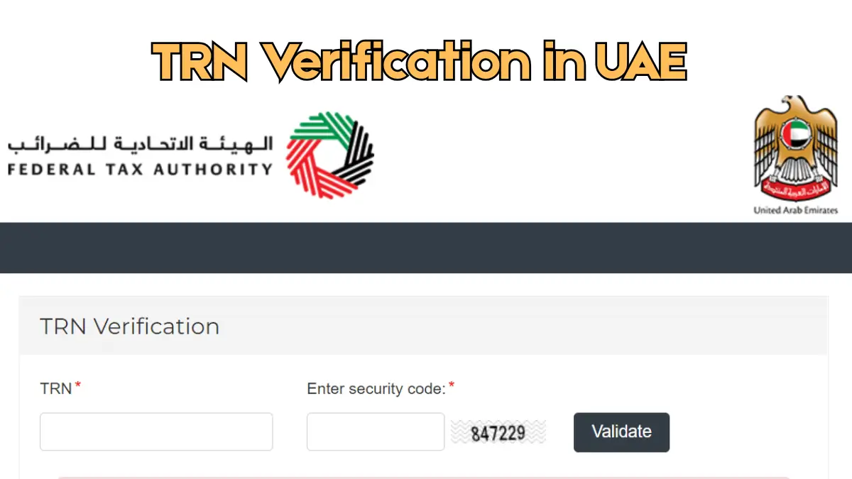 TRN Verification in UAE