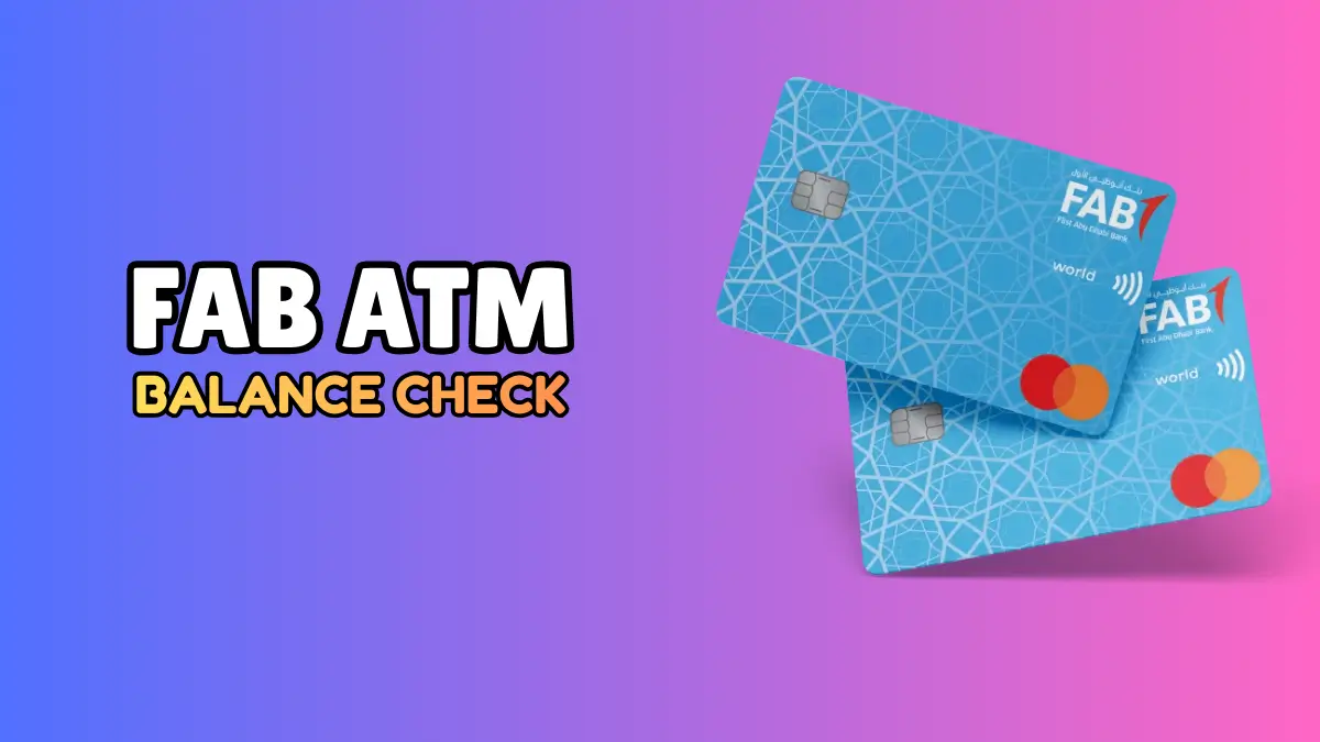 FAB ATM Balance Check
