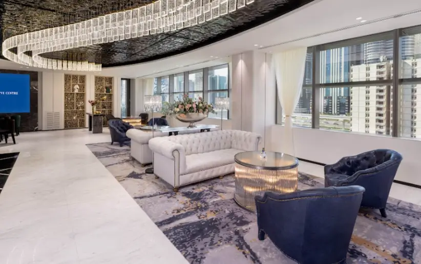 Luxury serviced office and business lounge in Abu Dhabi