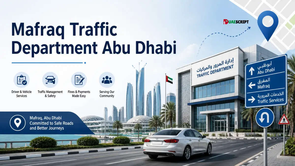 Mafraq Traffic Department Abu Dhabi