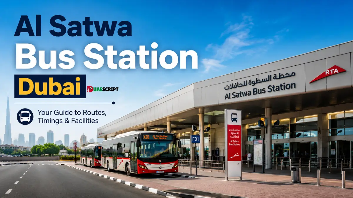 Al Satwa Bus Station Dubai
