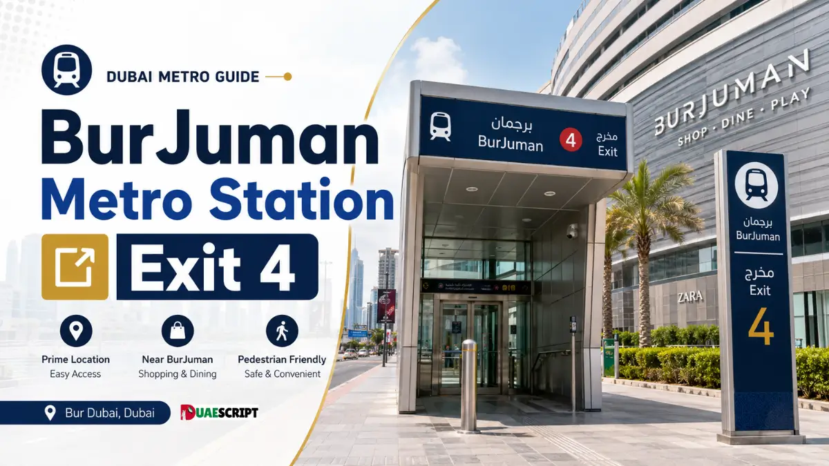 BurJuman Metro Station Exit 4
