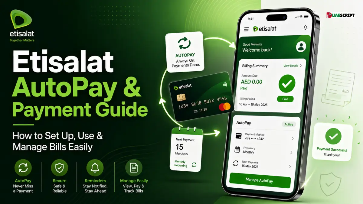 Etisalat AutoPay & Payment