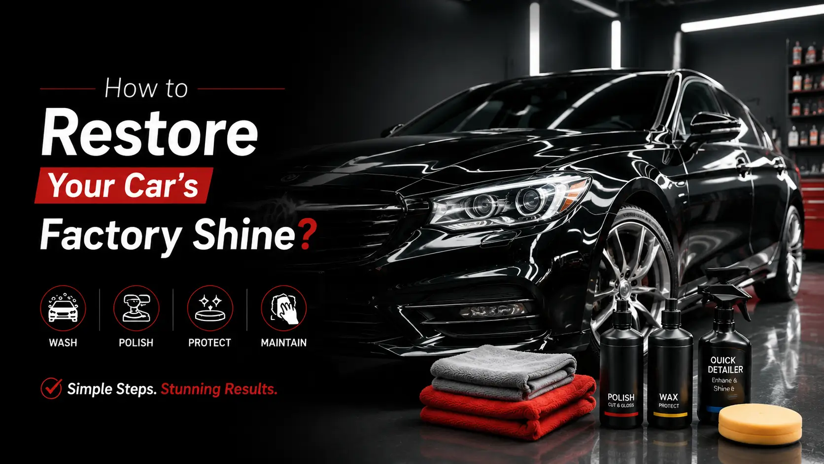 Scratches, Chips, and Fading | How to Restore Your Car’s Factory Shine