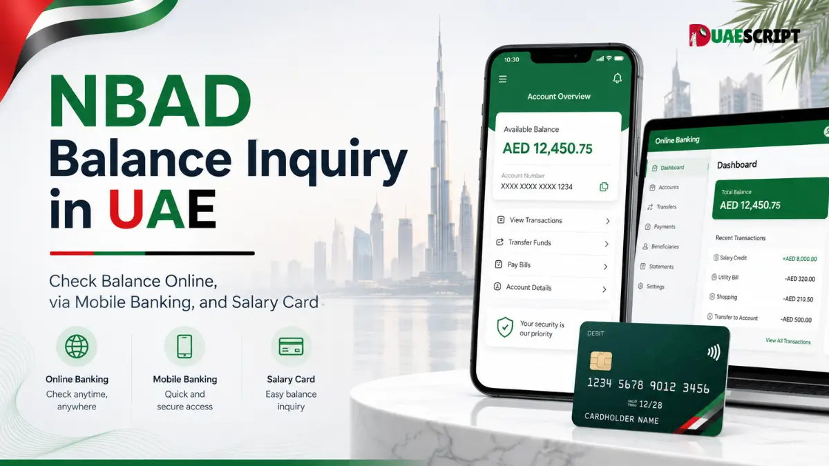 NBAD Balance Inquiry Online