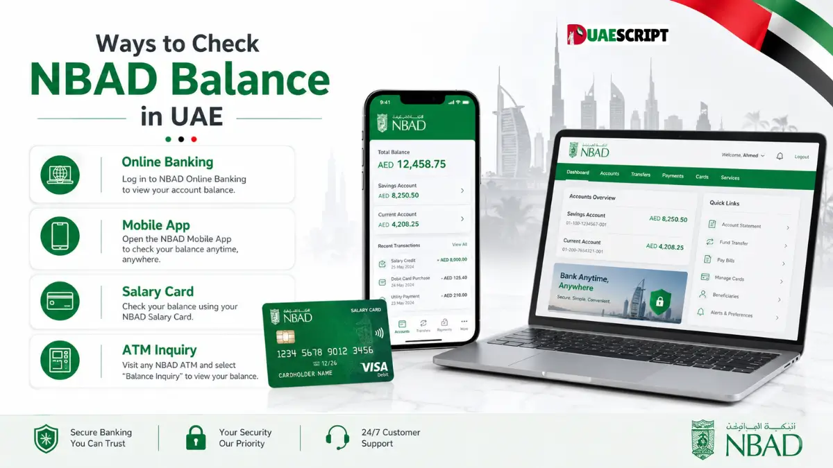 NBAD Balance Inquiry Online