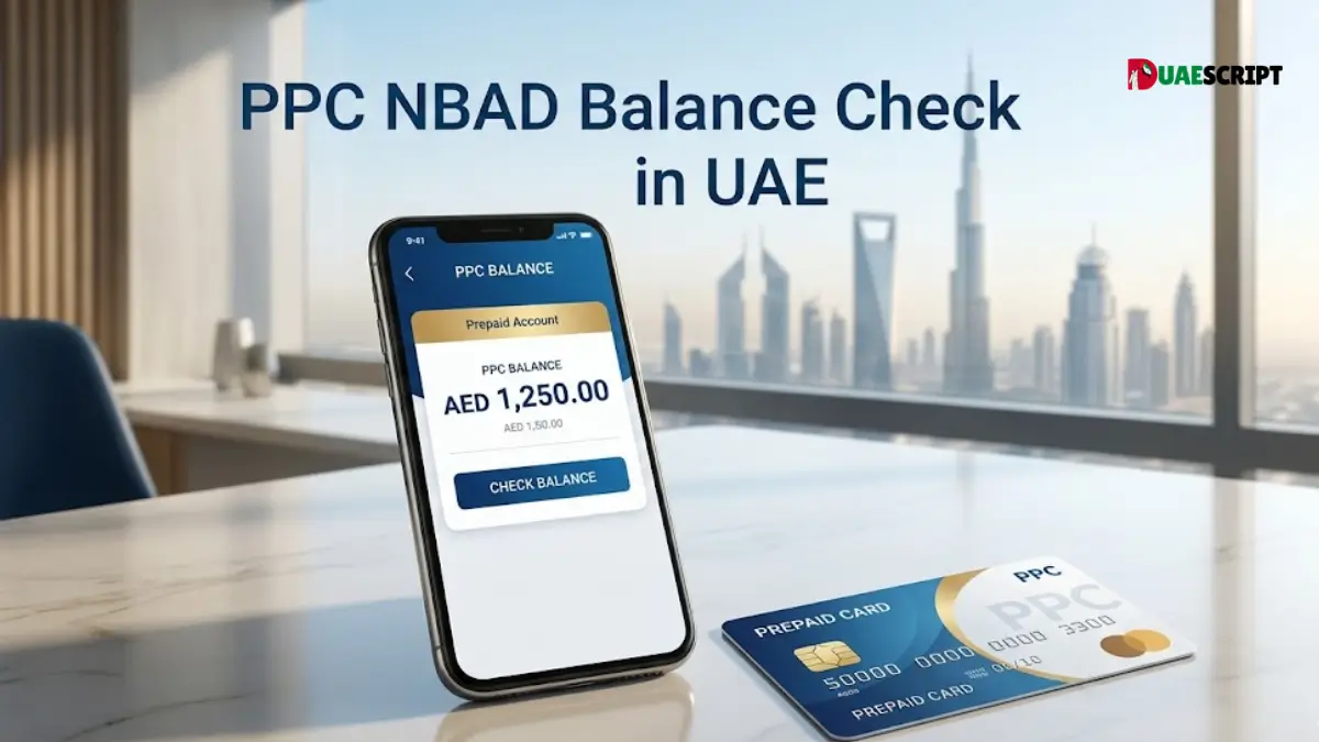 PPC NBAD Balance Check in UAE