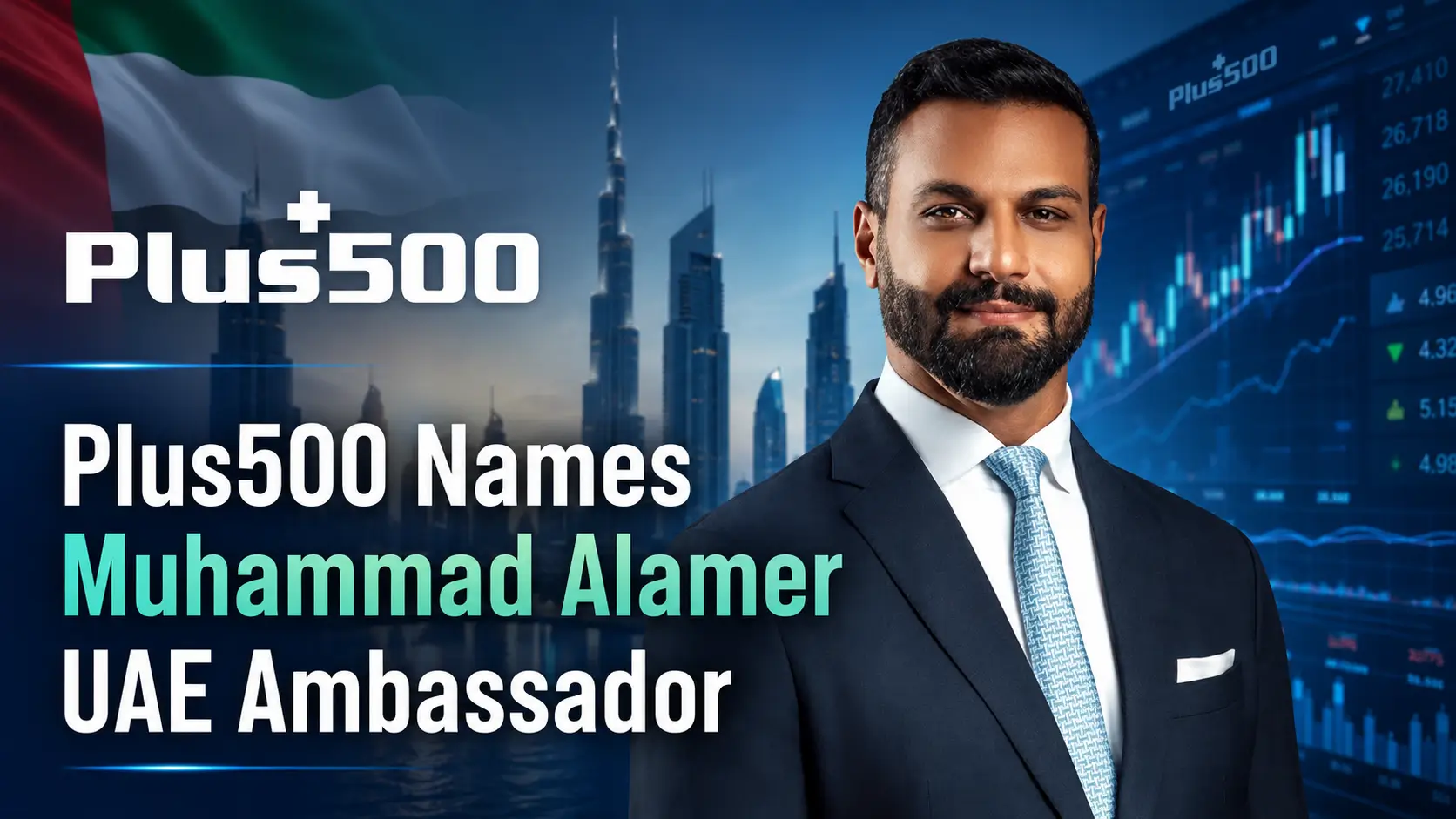 plus500-names-muhammad-alamer-uae-ambassador Plus500 Names Muhammad Alamer UAE Ambassador