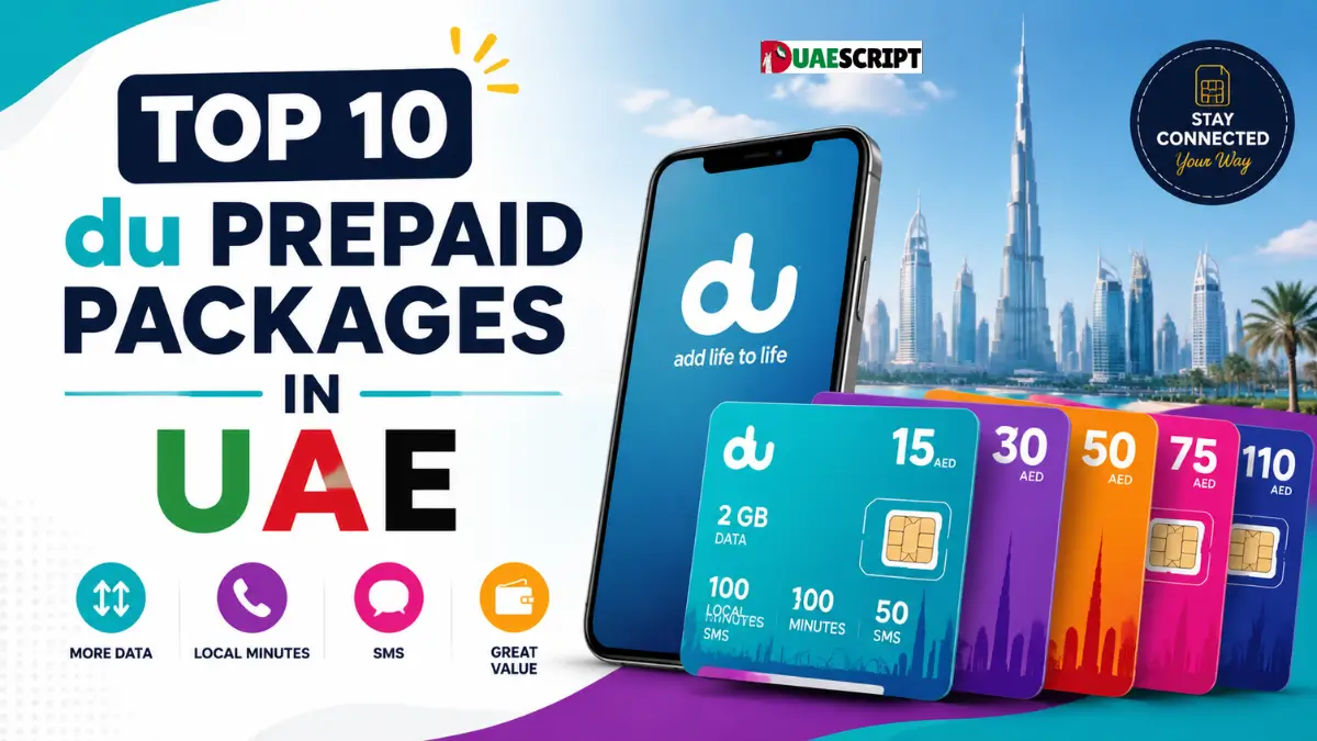 Top 10 du Prepaid Packages in UAE