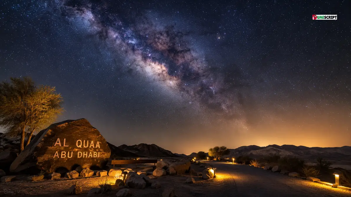 Al Quaa Milky Way Spot Abu Dhabi