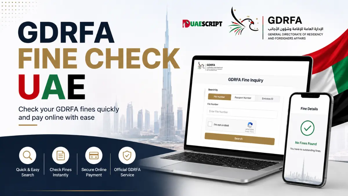 GDRFA Fine Check UAE