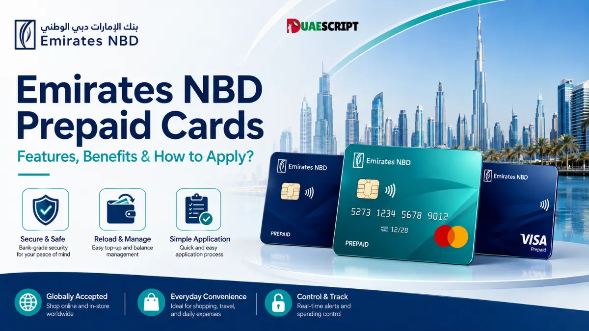 Emirates NBD Prepaid Cards | Features, Benefits & How to Apply?