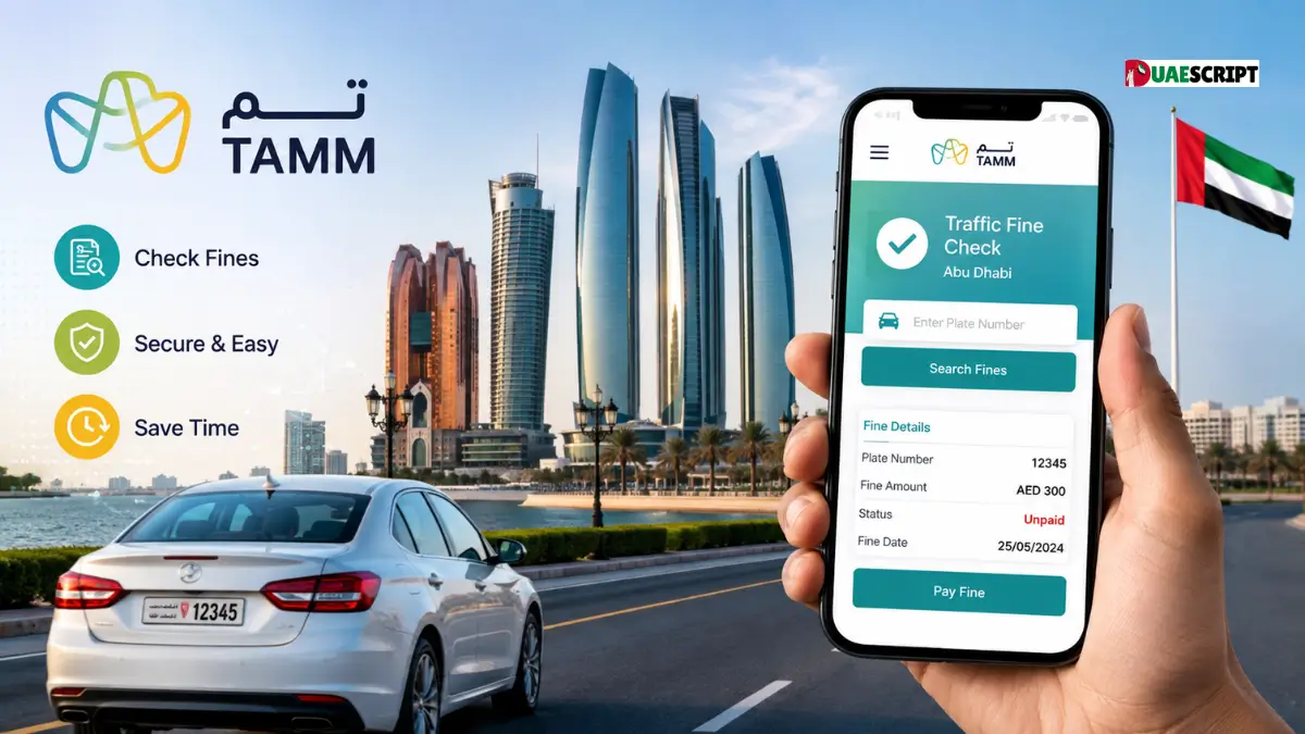 TAMM Traffic Fine Check