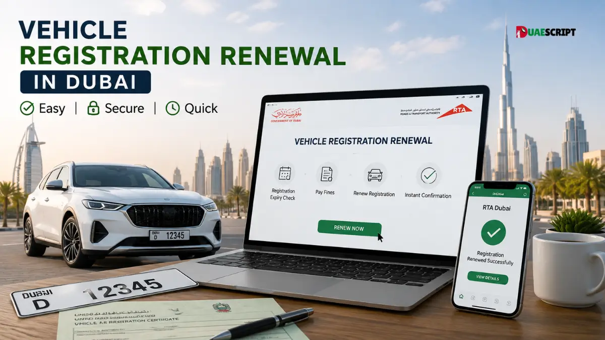 Vehicle Registration Renewal in Dubai