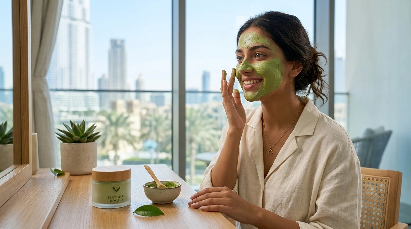 Matcha Skincare in the UAE Why Green Tea-Based Beauty Is Becoming a Self Care Trend